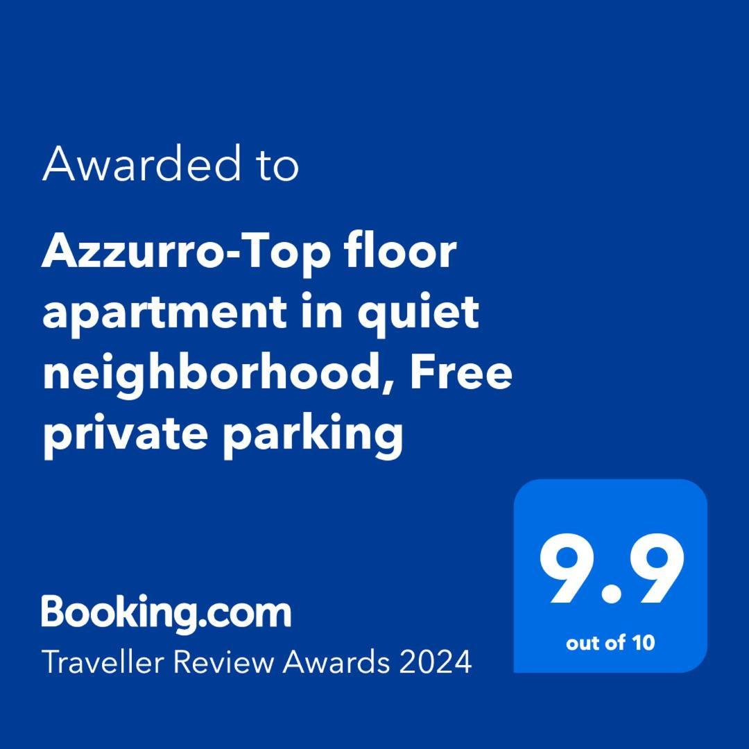 Azzurro-Top Floor Apartment In Quiet Neighborhood, Free Private Parking Варна Экстерьер фото